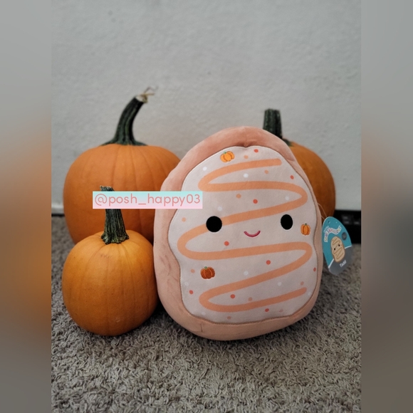 Squishmallows Other - NWT Rare Silver Tag Tadd The Pumpkin Donut  Squishmallow🎃